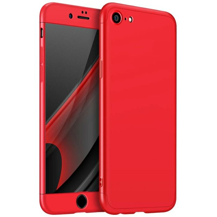 Кейс 360° градуса мат за Apple iPhone SE 2020 + стъклен протектор