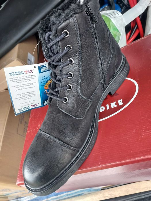 Ghete barbati piele blana naturala