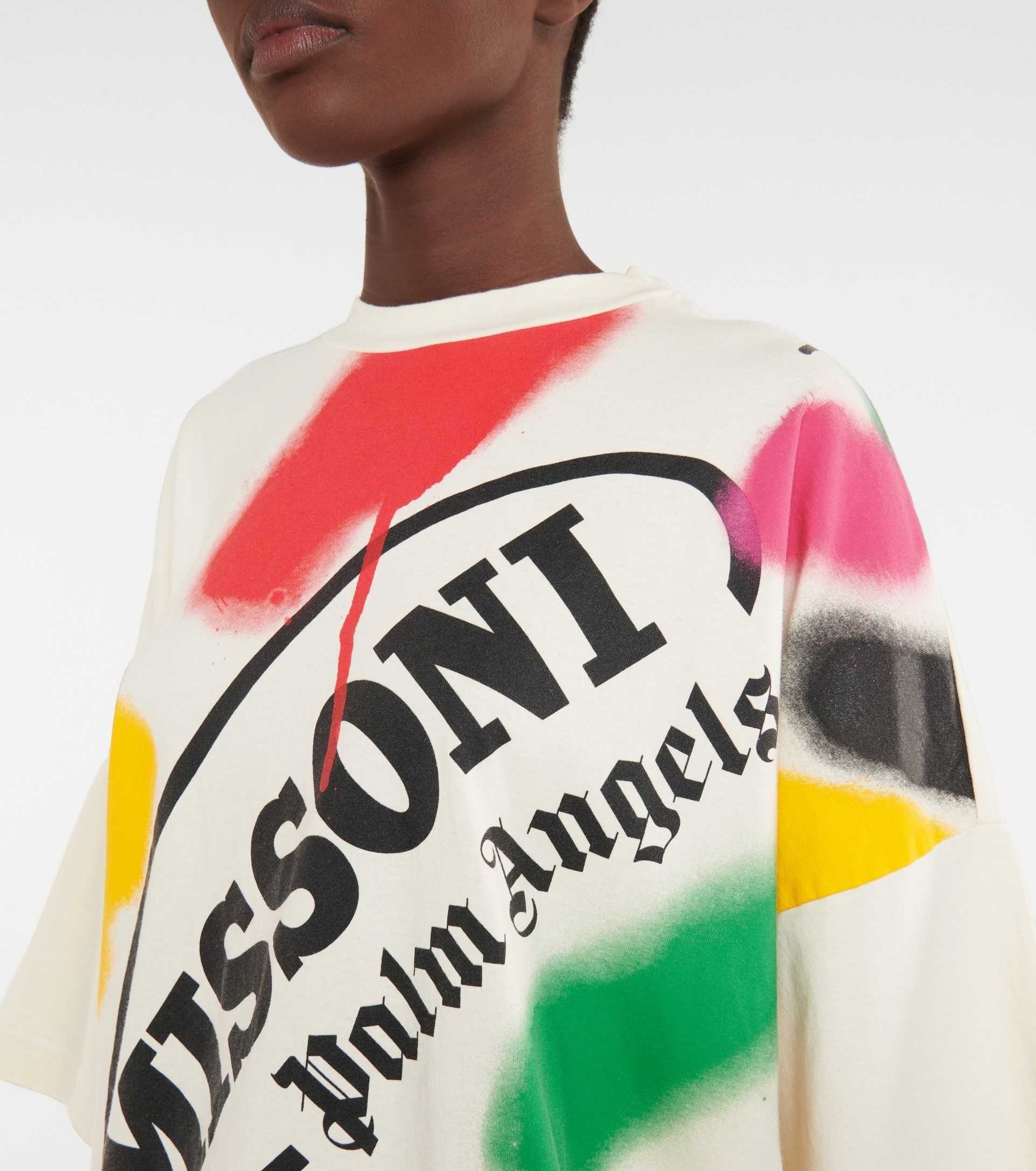 PALM ANGELS x MISSONI Spray Paint Oversized Тениска S (L) и XL (XXL)