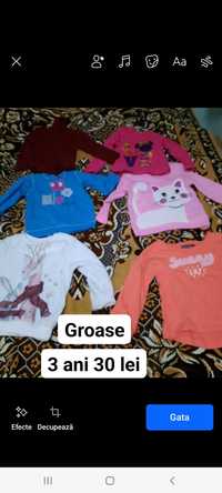 Lot bluze groase 3 ani