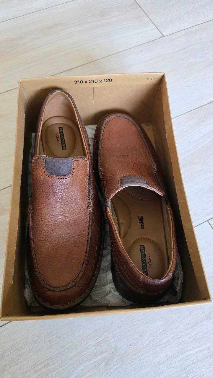 Кожаные туфли Clarks из США. р. 9.5US