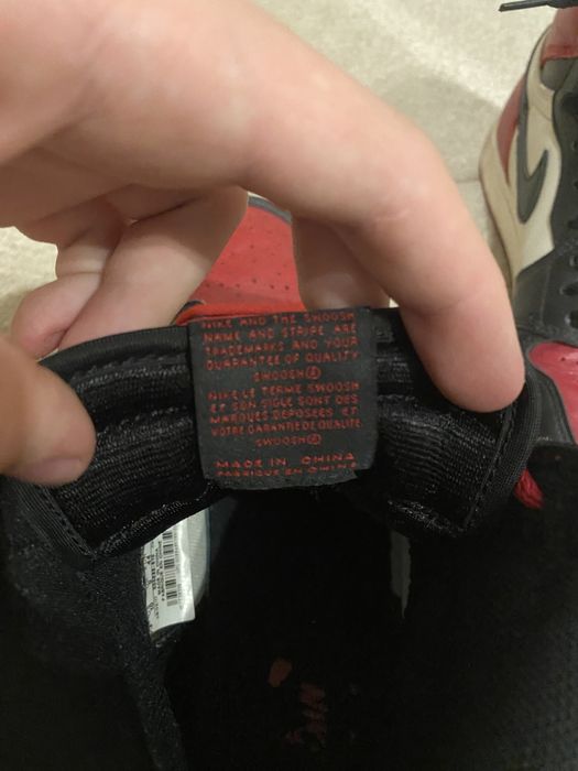 Jordan 1 Bred Toe - 44