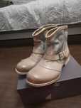 Vand ghete botine NOI Bunker piele 100% naturala model deosebit
