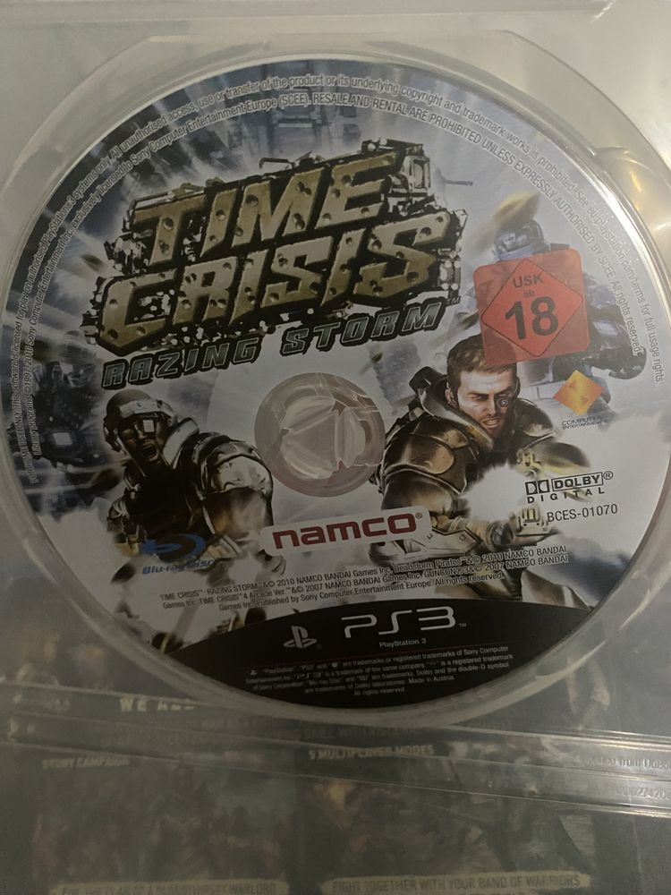 Time Crisis Razing storm ps 3