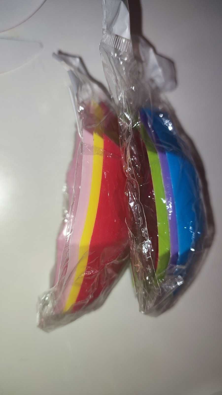 Carlige agatatori umbrelute colorate - 9 bucati