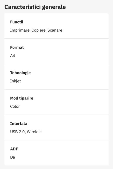 Imprimantă HP OfficeJet 8012e, ca nouă, in ambalaj original