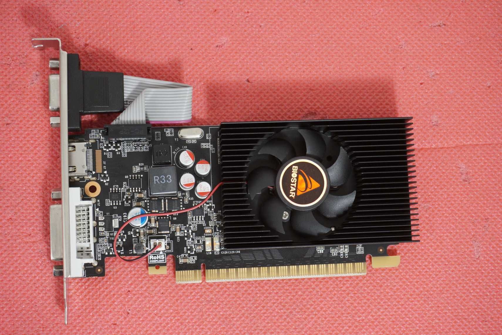 Видео карта GPU Nvidia GeForce GT 730 4GB Biostar / Вкл.ДДС