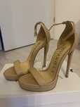 Sandale cu toc nude Vanilla