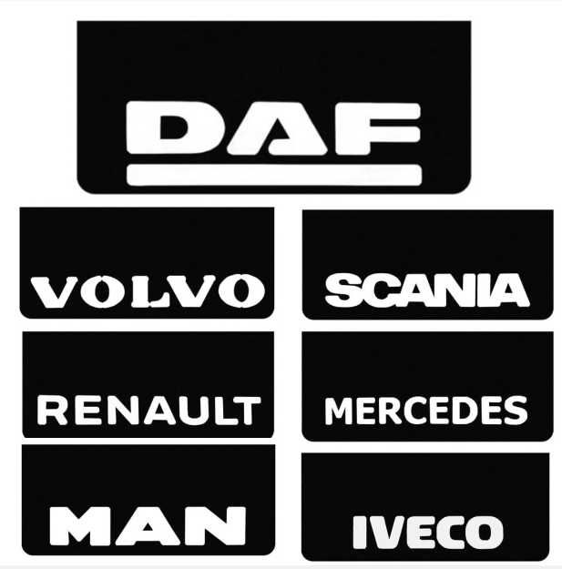 Калобран за камион 25х60 см Iveco, MAN, DAF, SCANIA, Volvo, Mercedes