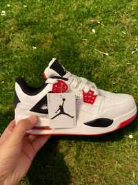 Nike Jordan 4 Red Fire / Adidasi Noi