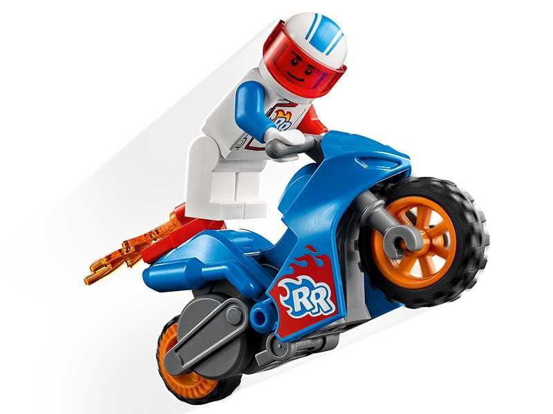 НОВИ! LEGO® City Stunt 60298 Каскадьорски мотоциклет ракета