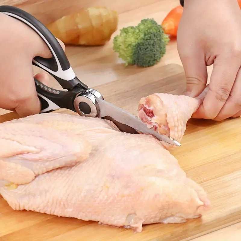 Здрави, многофункционални кухненски ножица