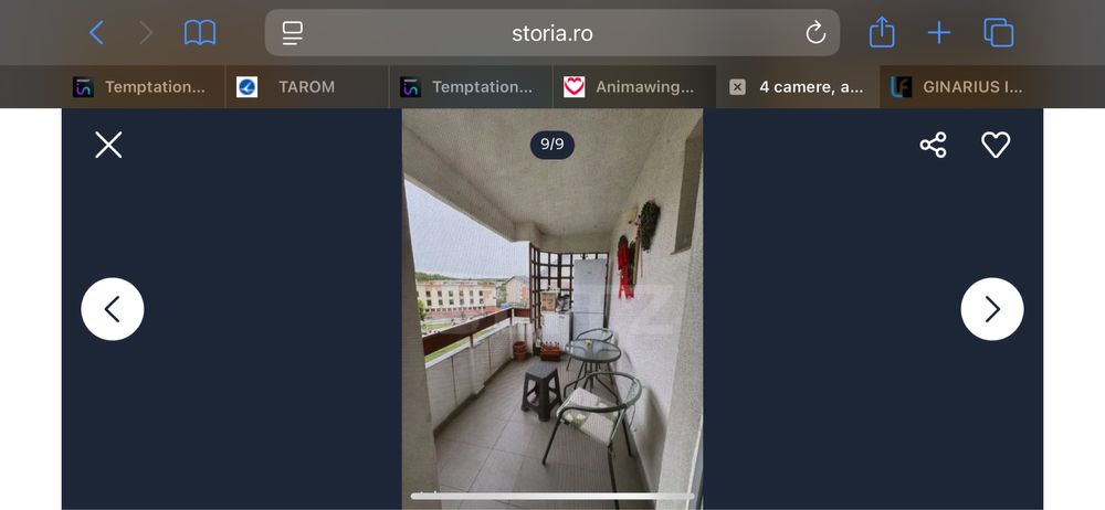 Apartament cu 4 camere in centru decomandat finisat