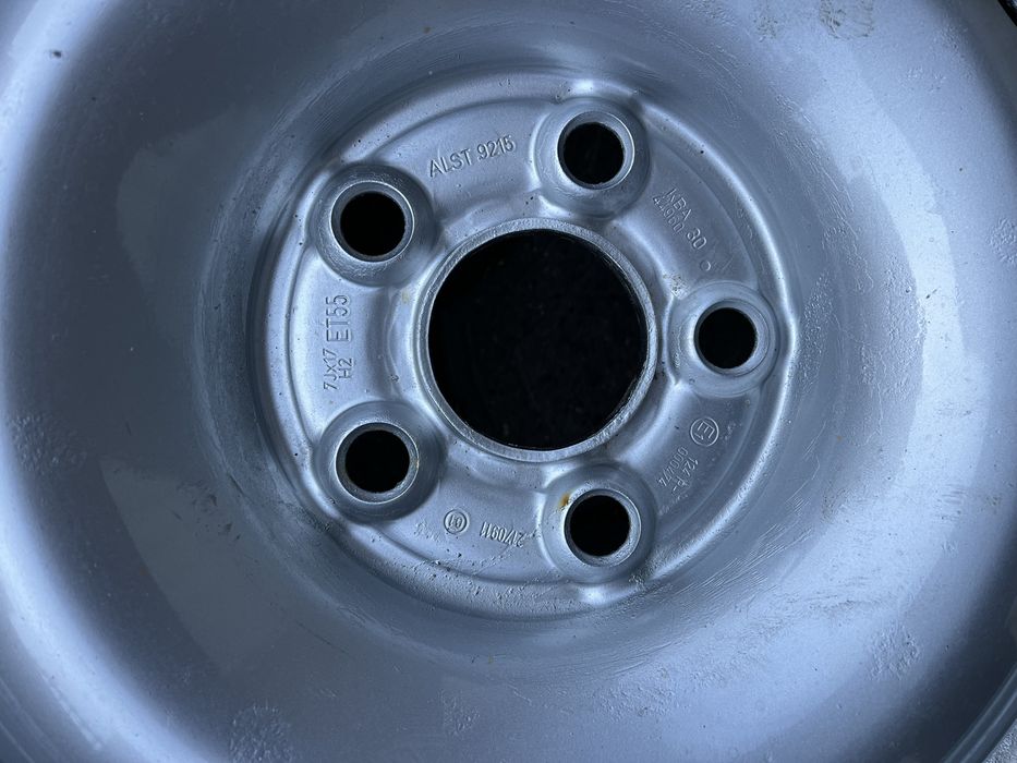 Jante otel 5x120mm, anvelope iarna 215/60 R17C, VW T5, T6, Multivan