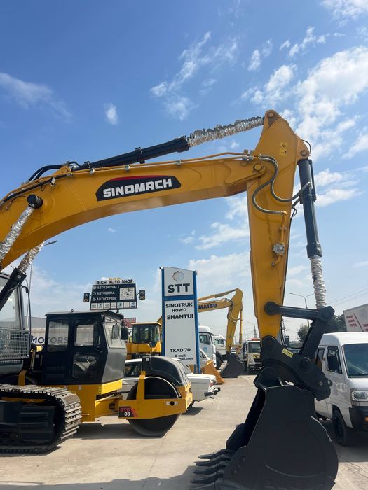sinomach экскаватор. грейдер. каток. погрузчик