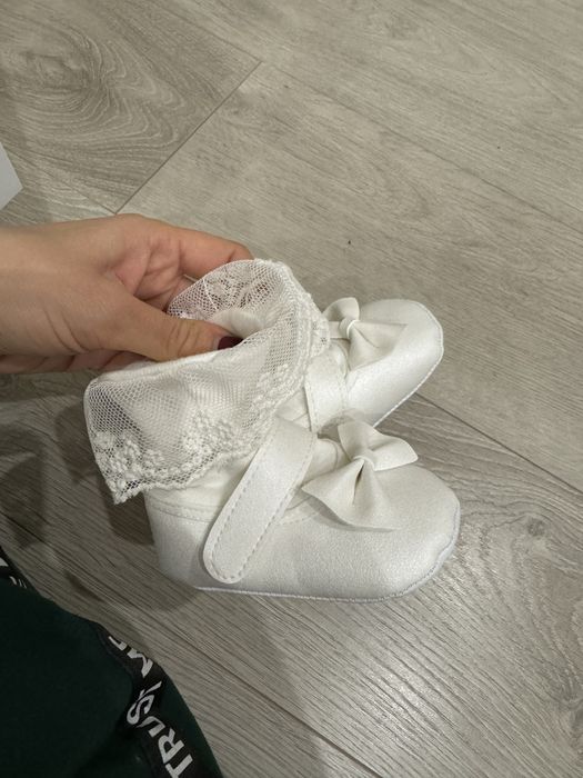 Пантофки / сандали от плат за бебе