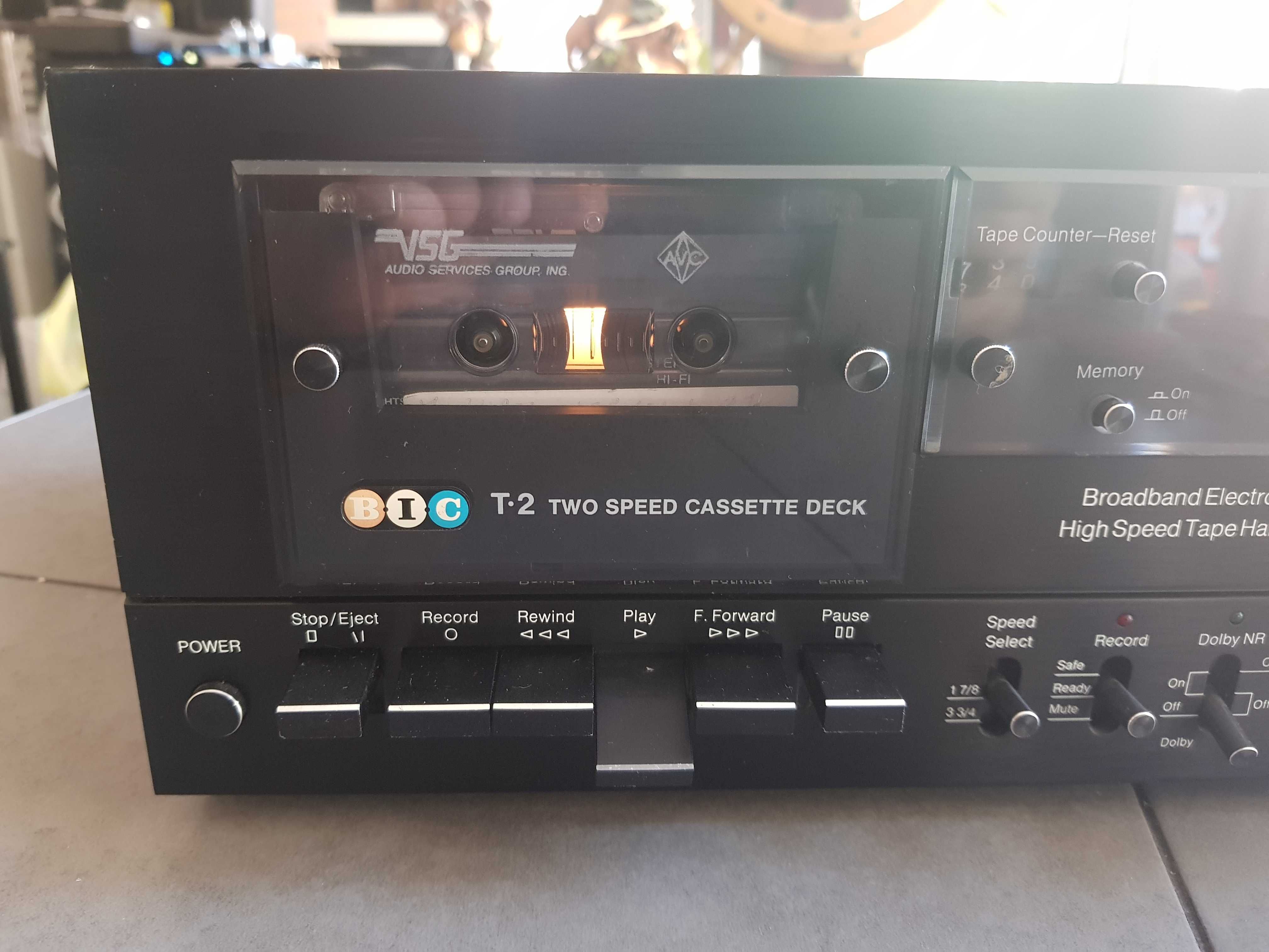 Deck BIC T-2  2-Speed Stereo Cassette Deck