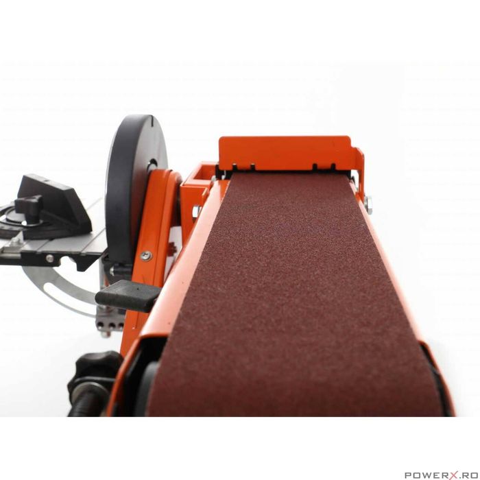 Polizor de banc pentru lemn cu banda si disc, putere 600W, Kraft