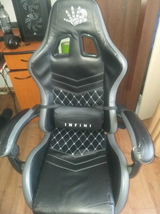 Scaun Gaming ergonomic birou Infini, perna lombar