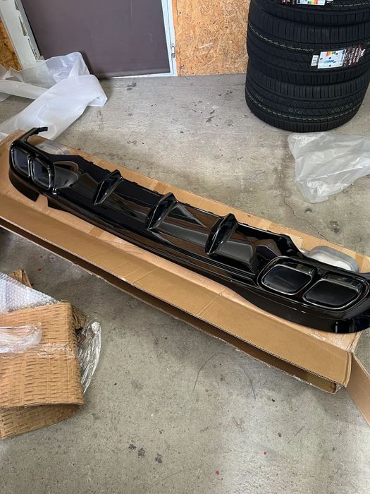 Difuzor Bara Spate MERCEDES S Class W223 Cu Ornament Tobe Model AMG 2021+