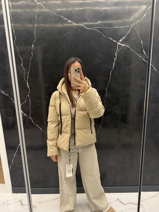 Ново бежово зимно  яке