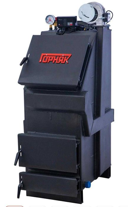 Твердотопливный котел Горняк КСВм-15 кВт без дымохода