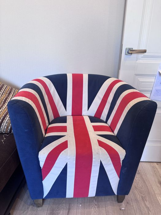 Кресло британский флаг