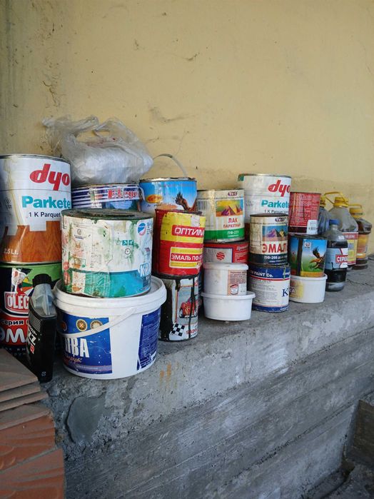 Разные лакокрасочные материалы