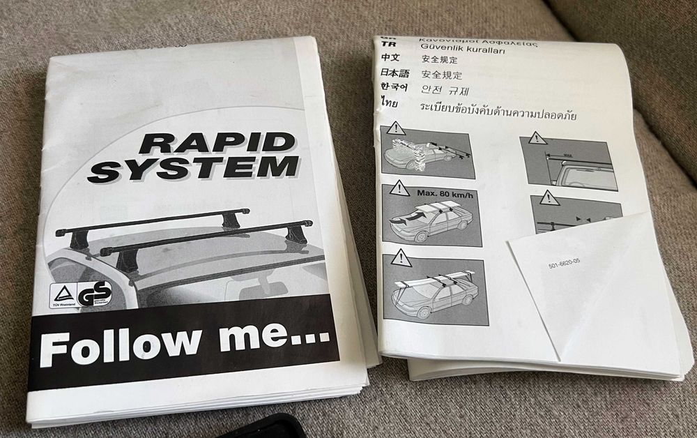 Protectii fixare bare portbagaj Thule 1035 Rapid dedicat VW Passat