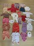 Vand lot haine bebe(7)pt.fete 56 cm.