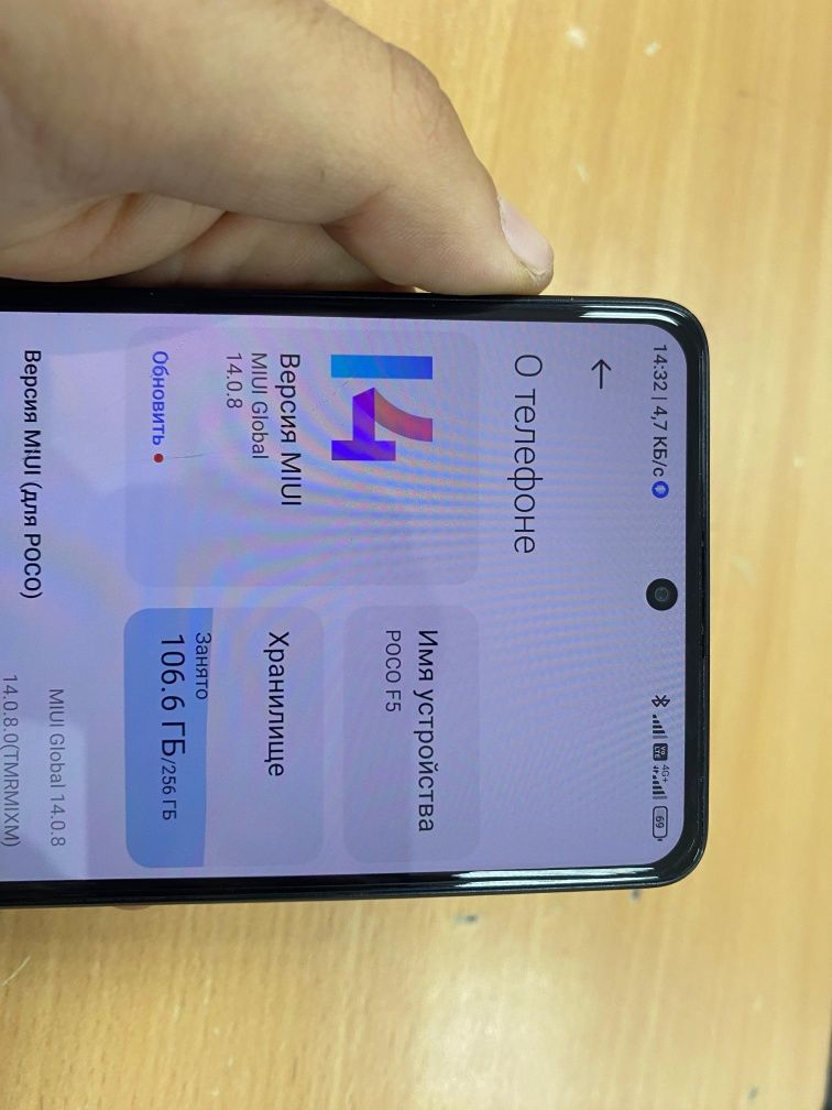 Продается телефон Poco f5 12/256 гб