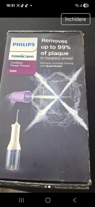 Duș bucal,Philips nou în cutie