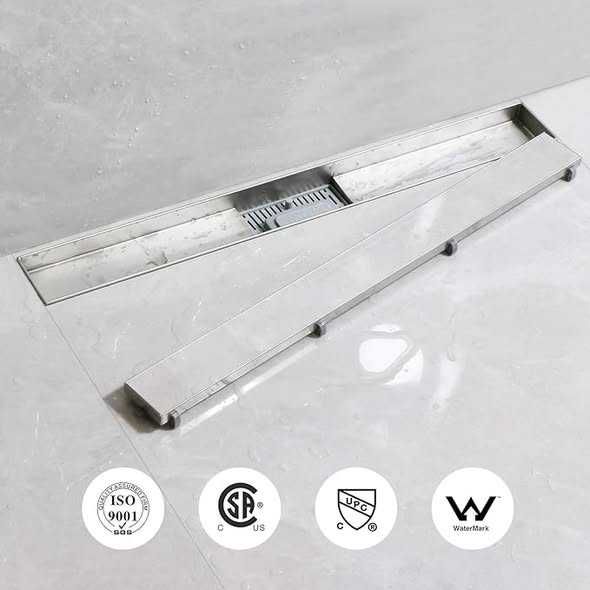 Scurgere de duș liniară SaniteModar 100 cm