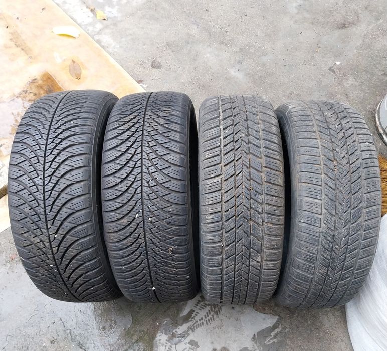 Комплект Всесезонни гуми 205 55 16  YOKOHAMA ДОТ 3022 и MOMO ДОТ 1021