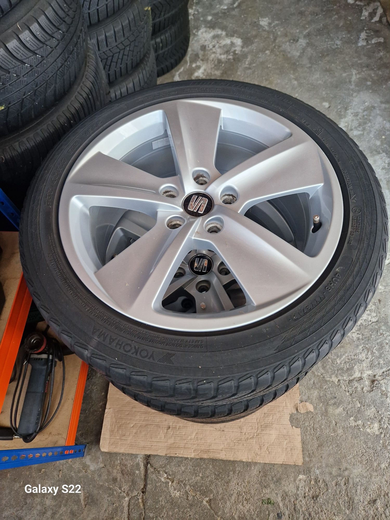Jante 5x112 Seat Leon Fr anvelope 225 45 17