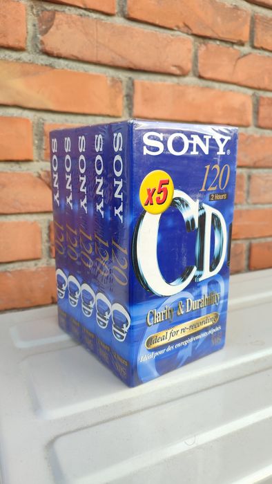 Видео касетка Сони Sony VHS видеокасета