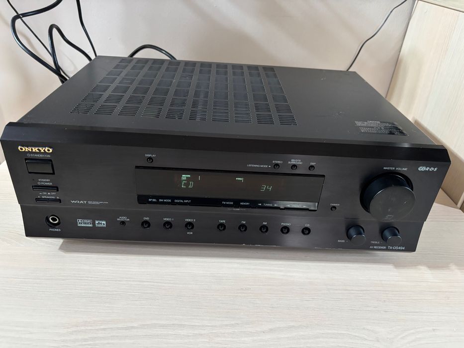 Audio Video Receiver 5+1 Onkyo TX-DS494 Amplificator 55W Radio RDS