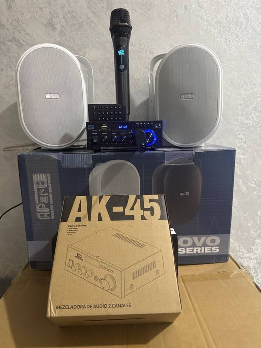 продаю готовый аудио-комплект для кафе, офиса, дома