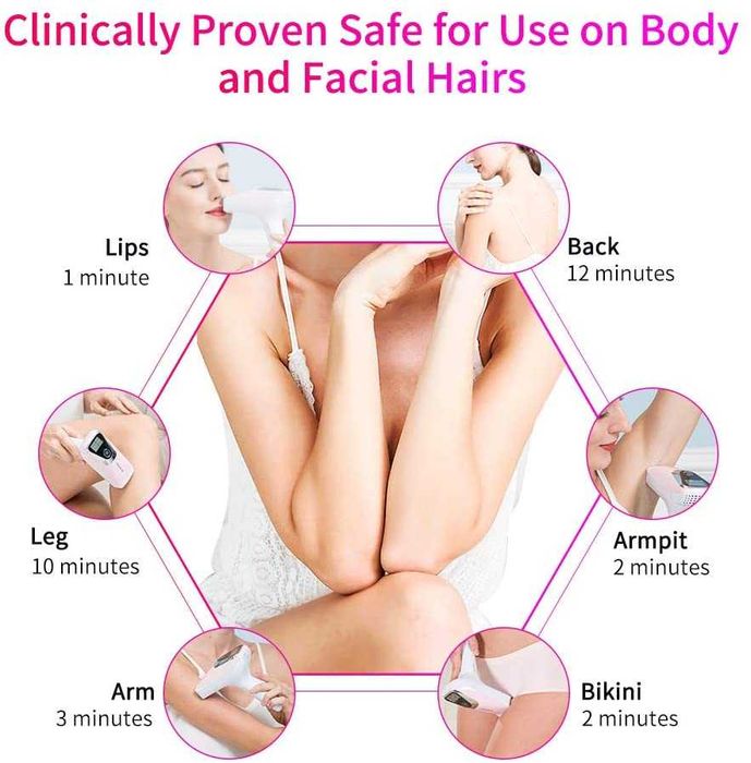 VEME IPL Epilator Permanent definitiv cu 500000 pulsatii - Nou