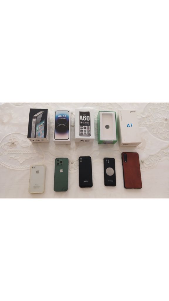 Telefonlar sotiladi hammasi  narxi 850.000so'm iphone x xs obemen bor