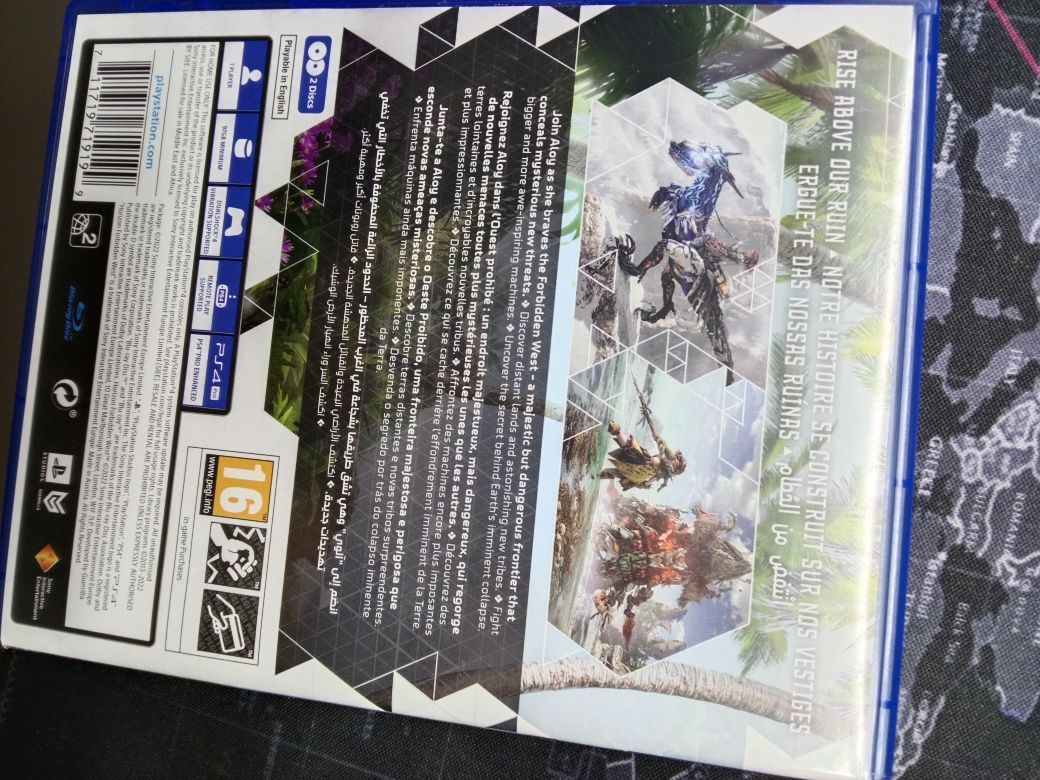 Диск Ps 4 Horizon zero dawn