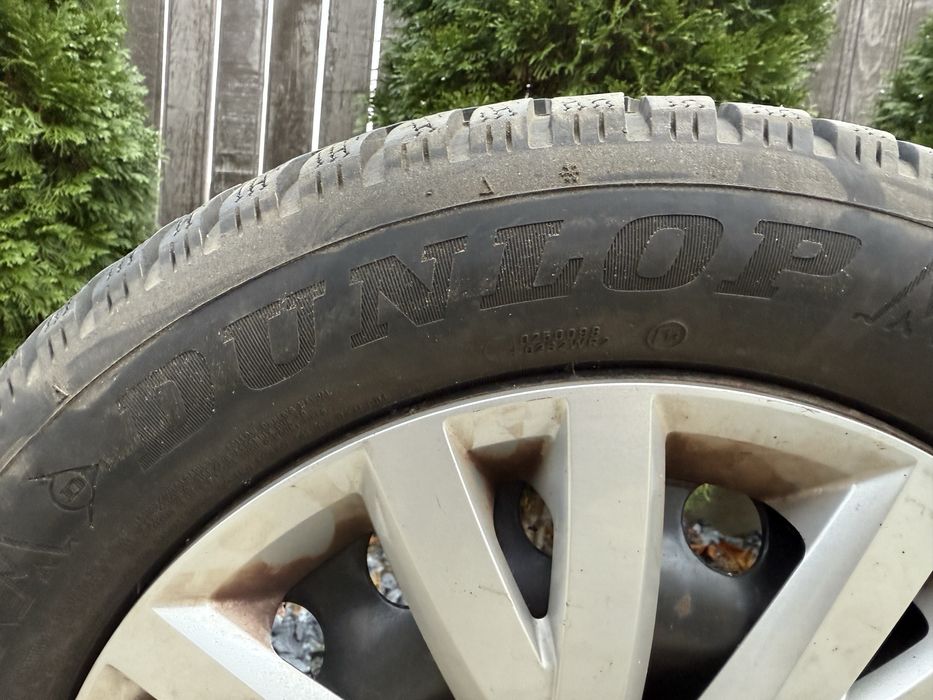 Roti iarna 205 55 R 16 vw audi seat skoda 5x112  dunlop 7 mm 2017