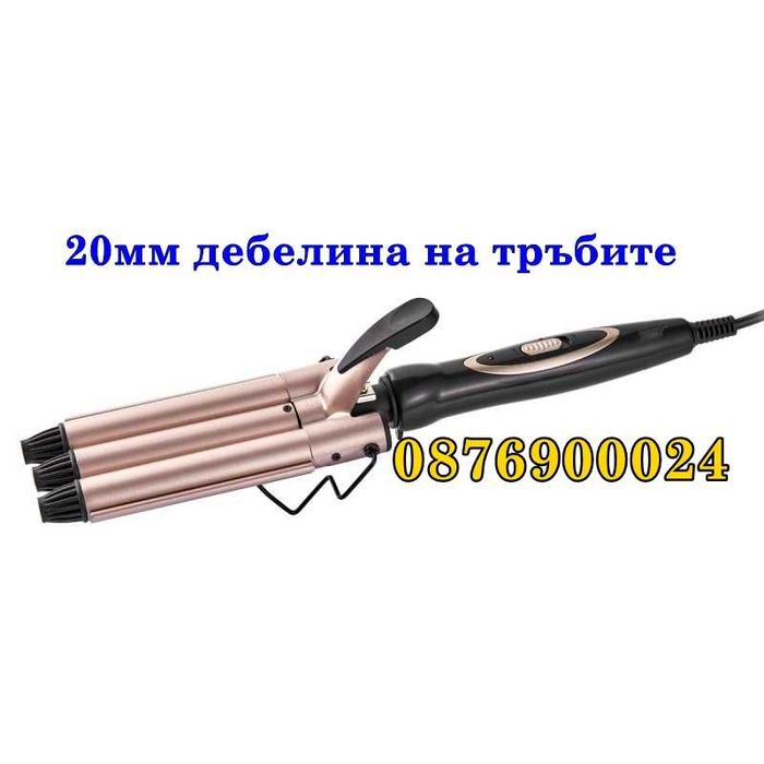 НОВИ! Ретро Преса за коса Ретро къдрици Маша КЕРАМИЧНО покритие 2 ВИДА