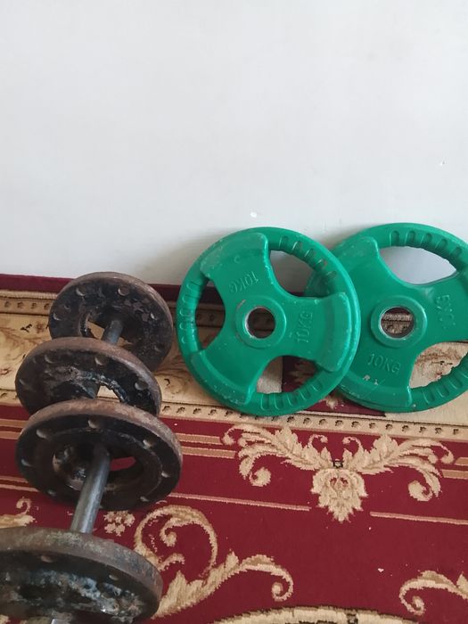 Гонтел 10 кг 2шт 15 кг 2 шт гонтел, штанга