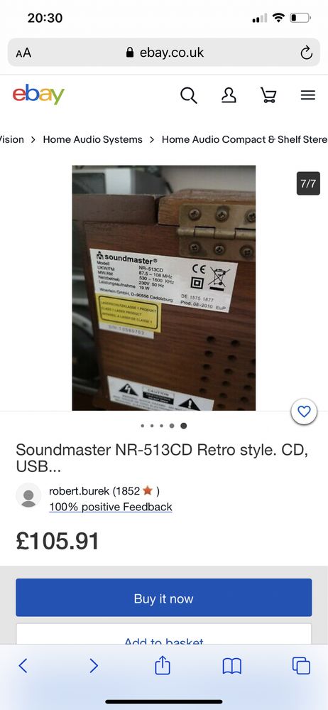 Soundmaster Model 513CD