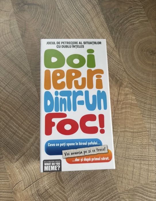 Joc de societate - Doi iepuri dintr-un foc