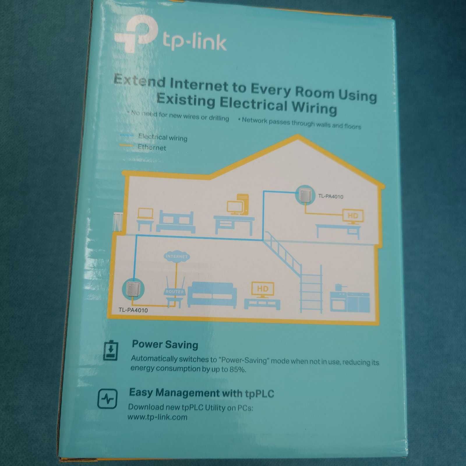 TP-Link Powerline Adapter Starter Kit, комплект 2 устройства