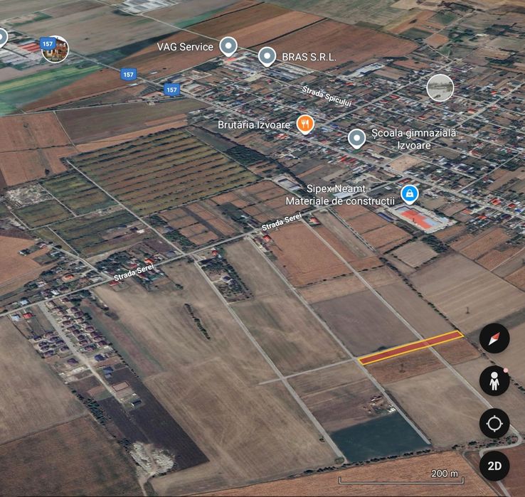 Teren intravilan Izvoare, Neamt.