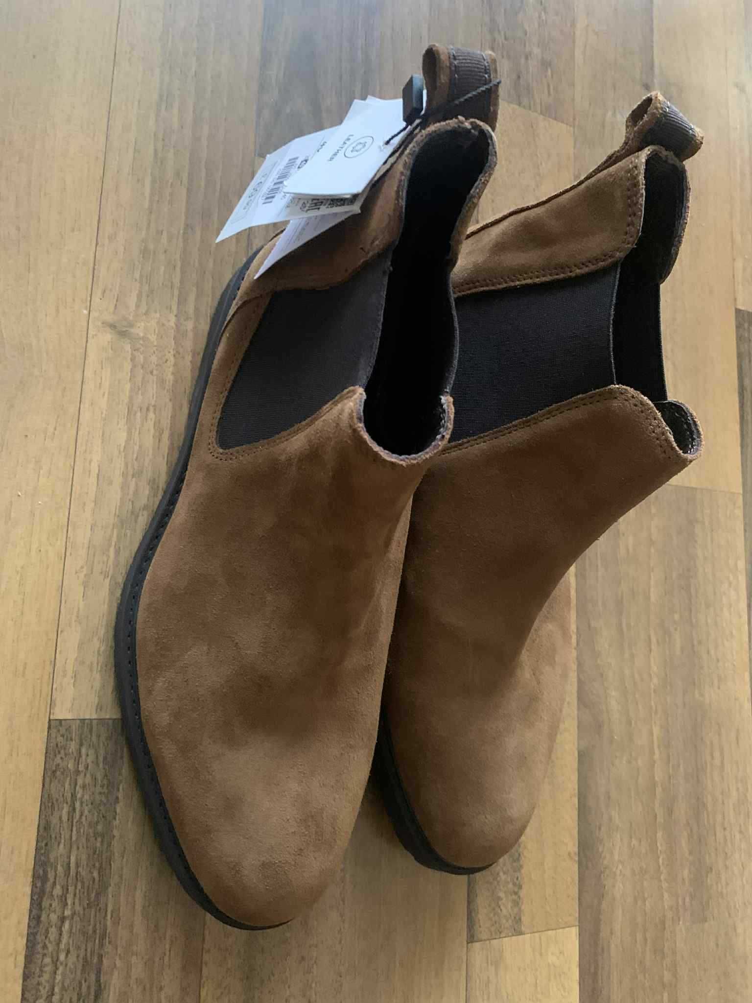 Мъжки велурени боти ZARA - чисто нови, размер 40