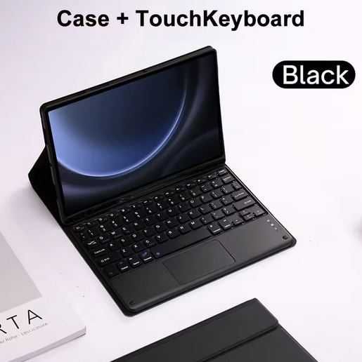 Калъф с Клавиатура с тъчпад - 12.4" Таблети SAMSUNG, Нов неразпечатван